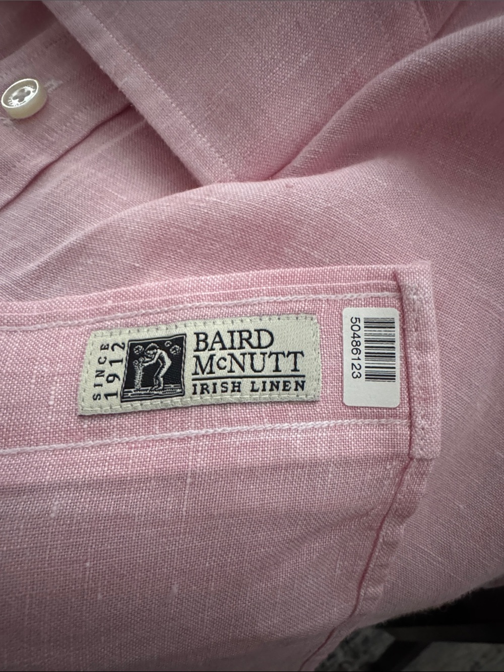 Brooks Brothers Linen Sports Polo Shirt. Baird McNutt Irish Linen. Size 3XL - Picture 10 of 10